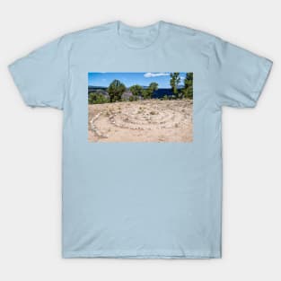 Labyrinth at Montoso Campground Wild Rivers New Mexico T-Shirt